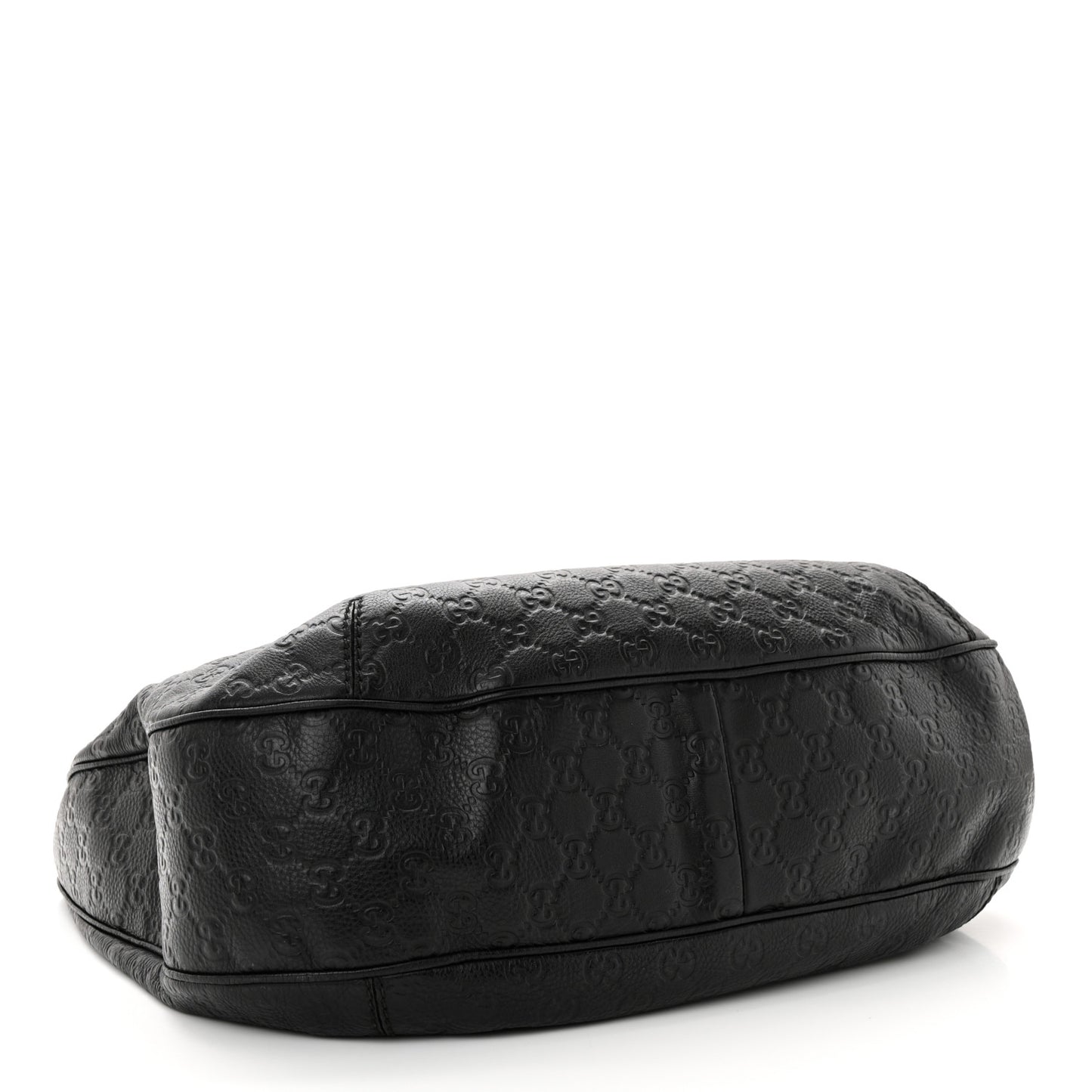 Guccissima Large New Ladies Web Hobo Black