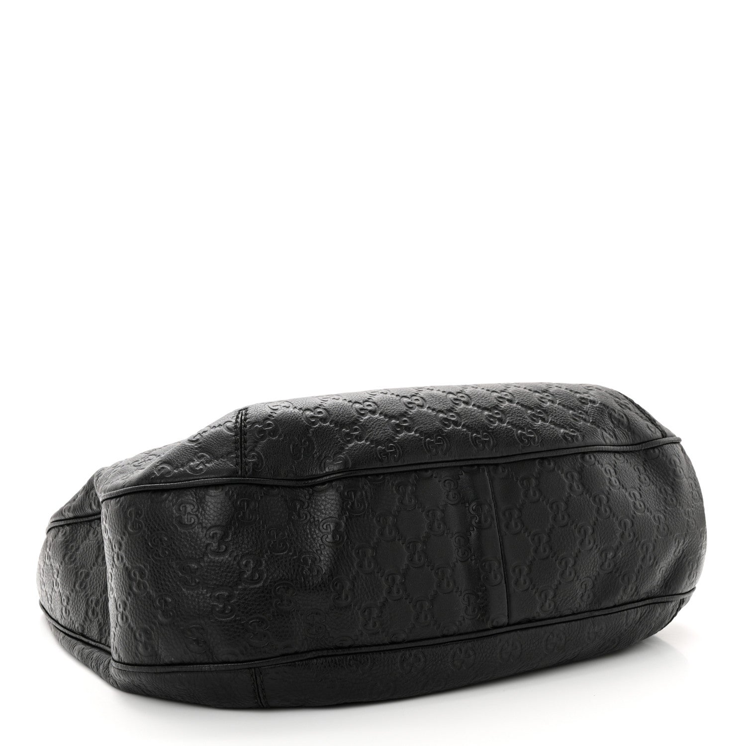 Gucci Guccissima Large New Ladies Web Hobo Black 4 of 13