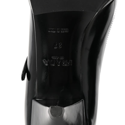 Prada Spazzolato Mary Jane 45mm Pumps 37 Black 7 of 9