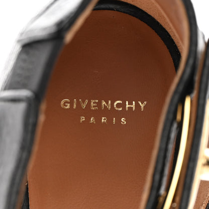 Givenchy Calfskin Shark Lock Sandals 40 Black 8 of 10