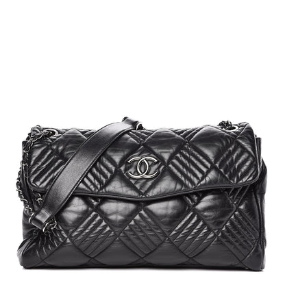 Chanel Lambskin In and Out XL Maxi Flap Black 1 of 16