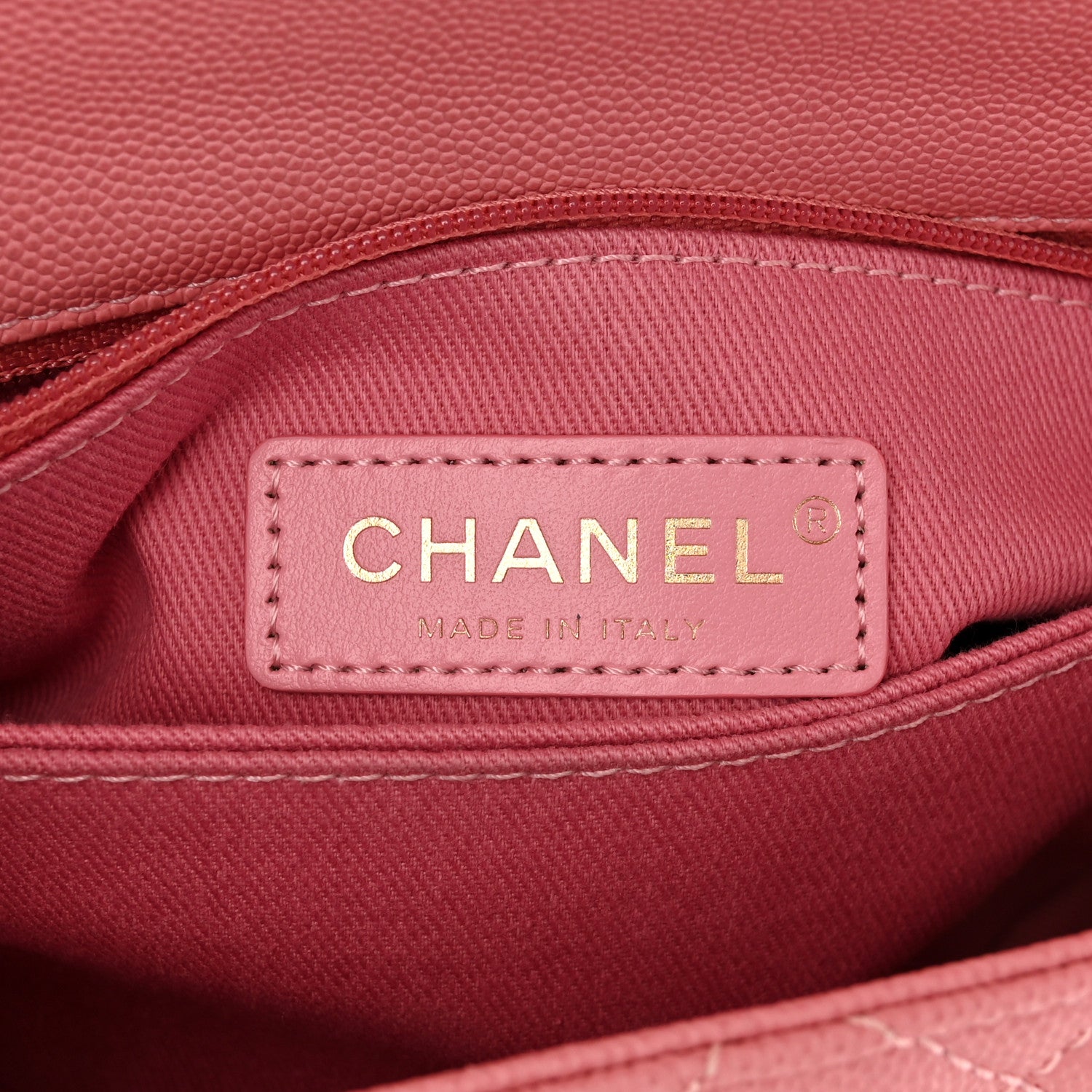 Chanel Caviar Quilted Mini Coco Handle Flap Light Pink 6 of 10