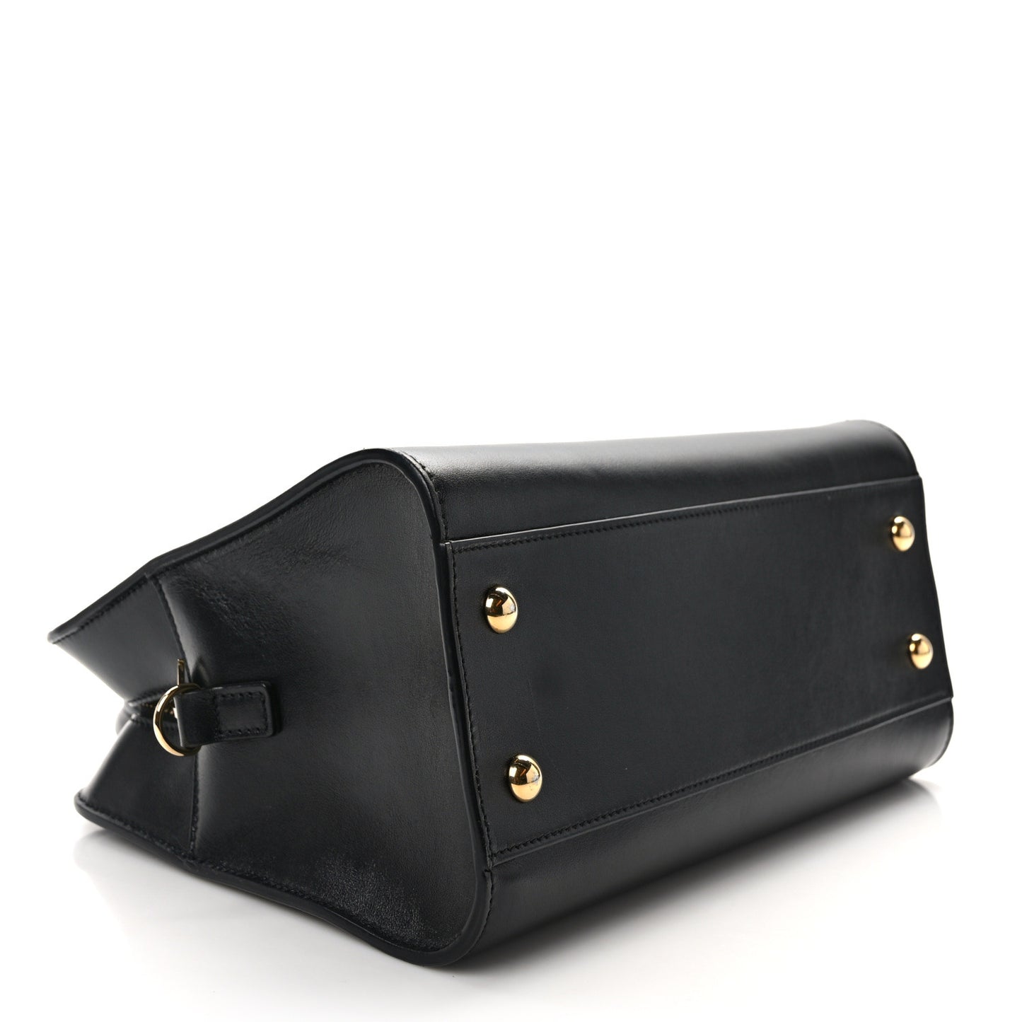 SAINT LAURENT Calfskin Monogram Baby Cabas Black