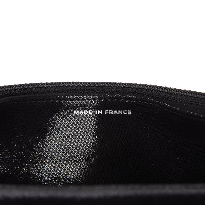 Chanel Iridescent Caviar Crystal Quilted Wallet On Chain WOC Black 9 of 11