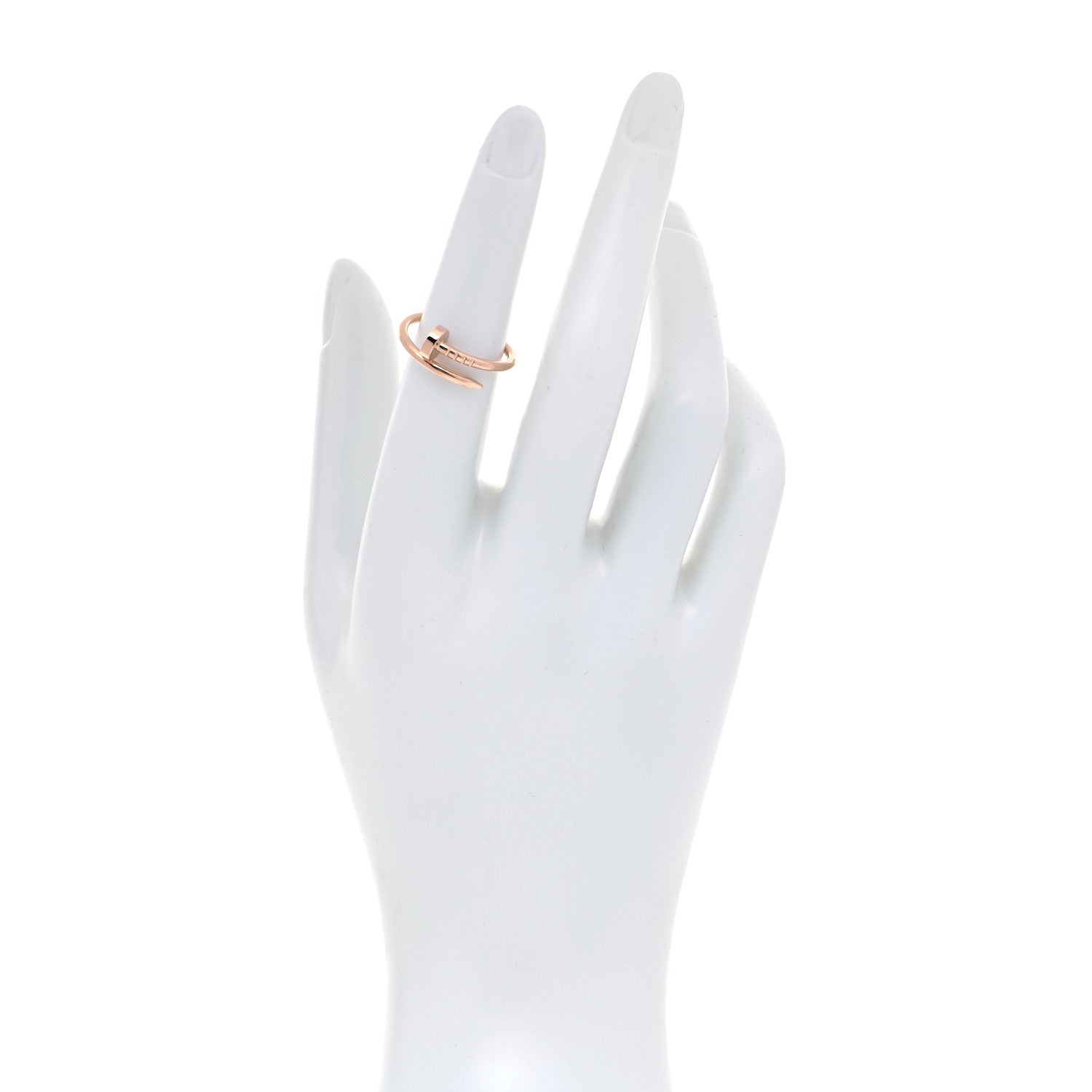 Cartier 18K Yellow Gold Small Juste Un Clou Ring 51 5.75 2 of 5