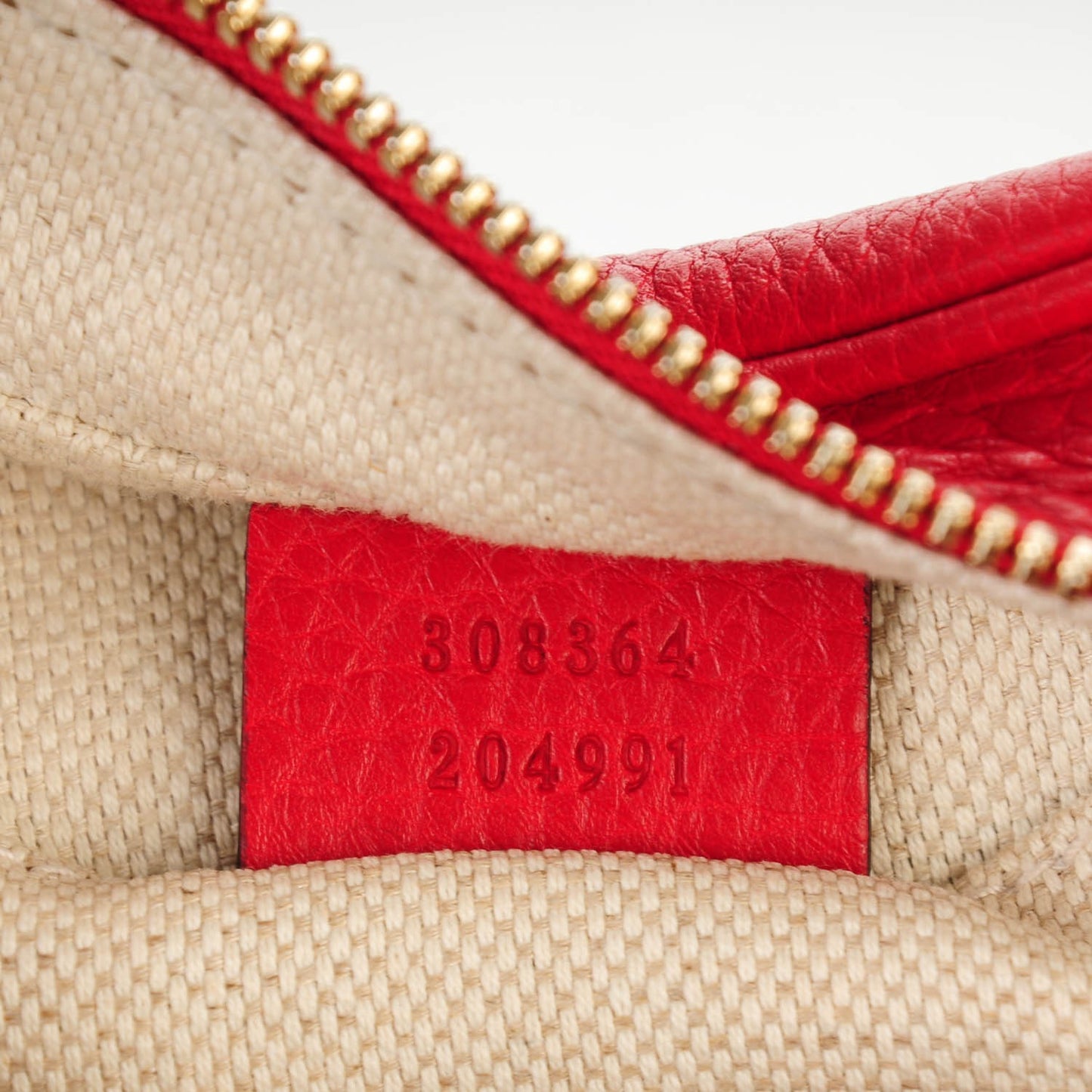 Pebbled Calfskin Small Soho Disco Bag Tabasco Red