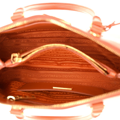 Prada Saffiano Lux Medium Promenade Tote Papaya 5 of 15