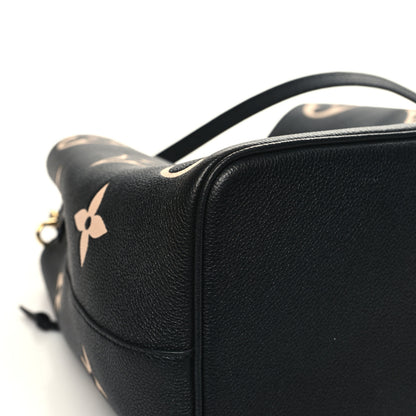 Louis Vuitton Empreinte Monogram Giant Neonoe MM Black Beige 12 of 13