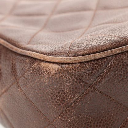 Chanel Caviar Quilted Camera Case Brown 8 of 25