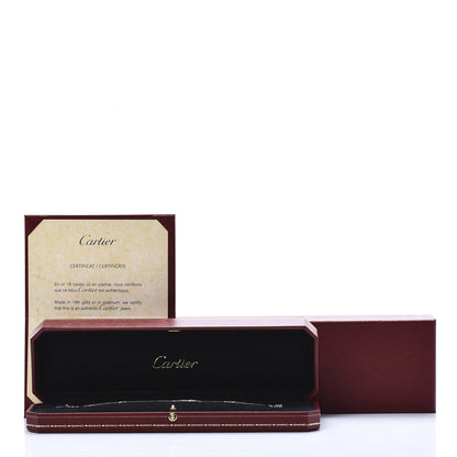 Cartier 18K White Gold Diamond Symbols Cross Bracelet 5 of 5