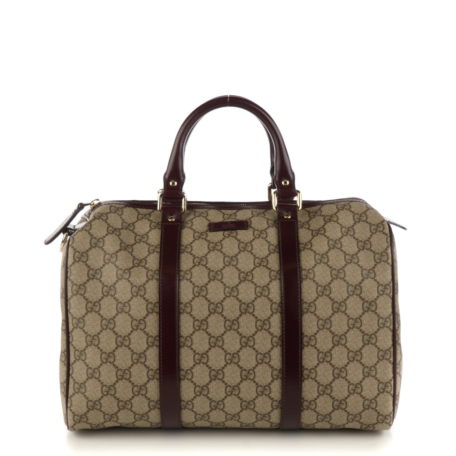 Gucci GG Plus Monogram Medium Joy Boston Bordeaux 1 of 7