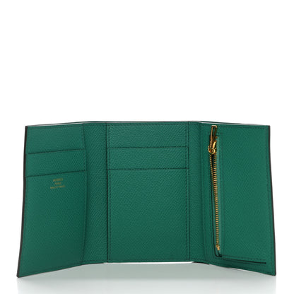 Hermes Epsom Tri-Fold Compact Bearn Wallet Vert Jade 5 of 9