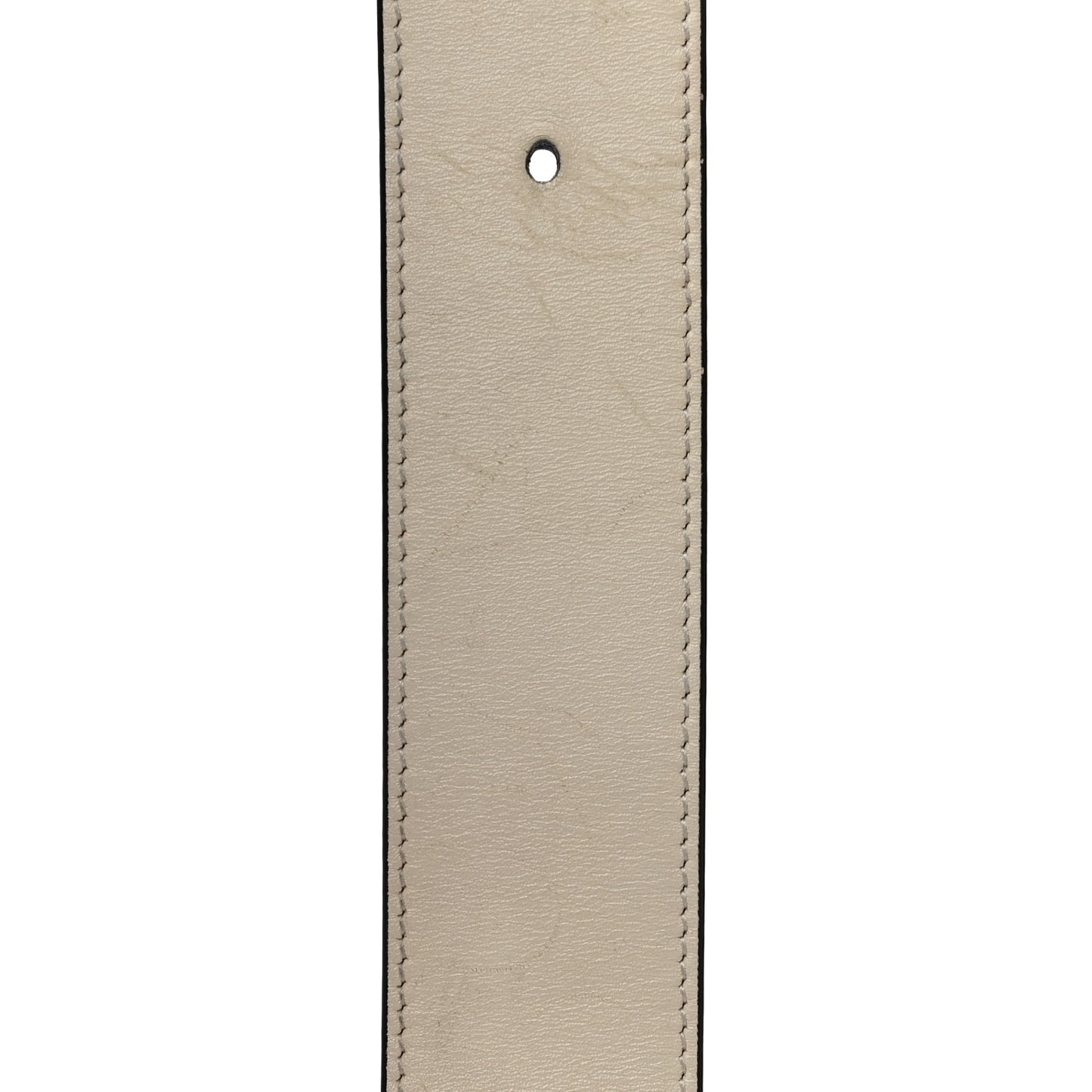 Calfskin Double G 40mm Belt 85 34 Mystic White