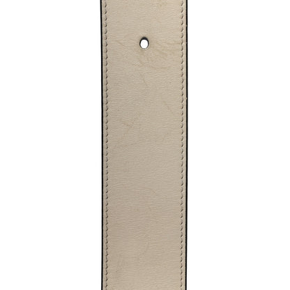 Gucci Calfskin Double G 40mm Belt 85 34 Mystic White 9 of 12