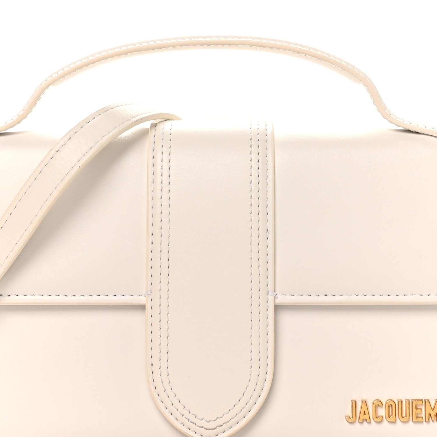 Jacquemus Smooth Calfskin Le Grand Bambino White 1861011