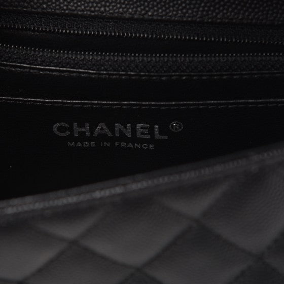Chanel Caviar Quilted Mini Rectangular Flap Black 6 of 9