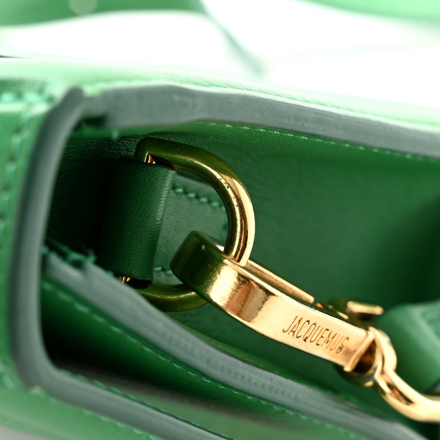 Smooth Calfskin Le Grand Bambino Green