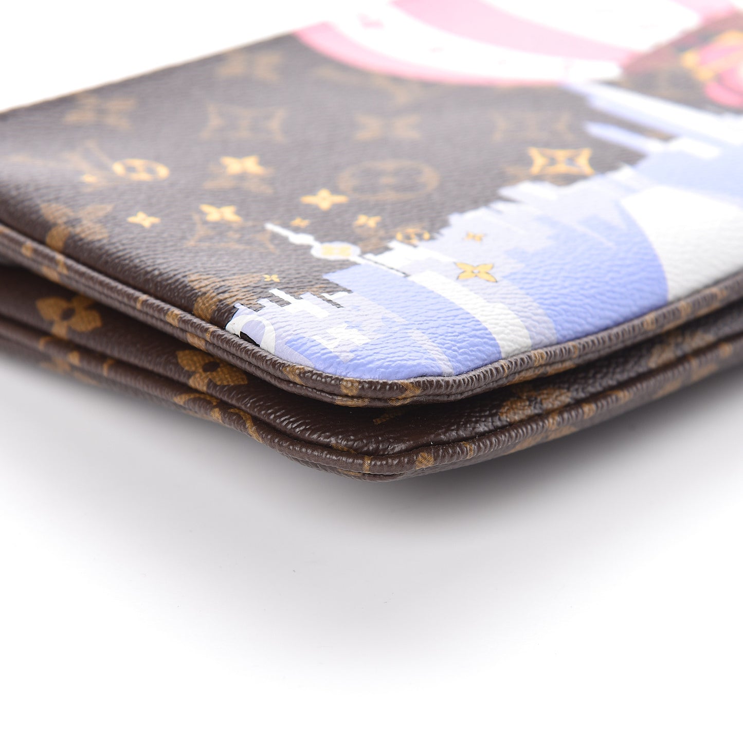 Monogram 2019 Christmas Animation Double Zip Pochette