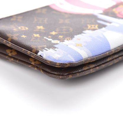 Louis Vuitton Monogram 2019 Christmas Animation Double Zip Pochette 8 of 10