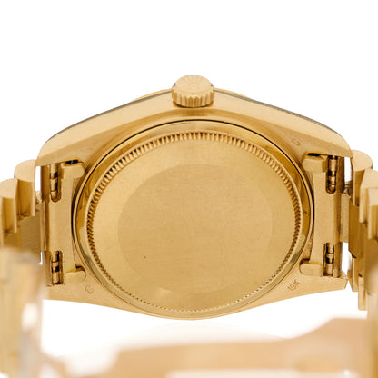 Rolex 18K Yellow Gold Diamond 36mm Oyster Perpetual Day-Date President Watch Champagne 18038 4 of 4