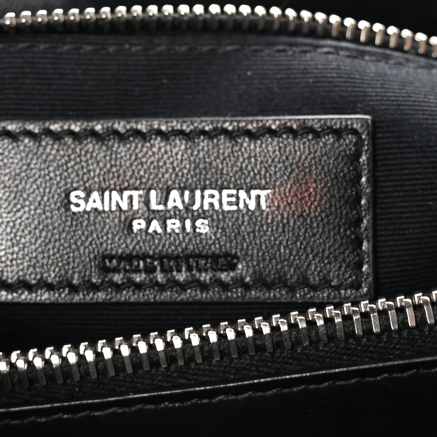 Calfskin Y Quilted Monogram Medium Loulou Chain Satchel Black