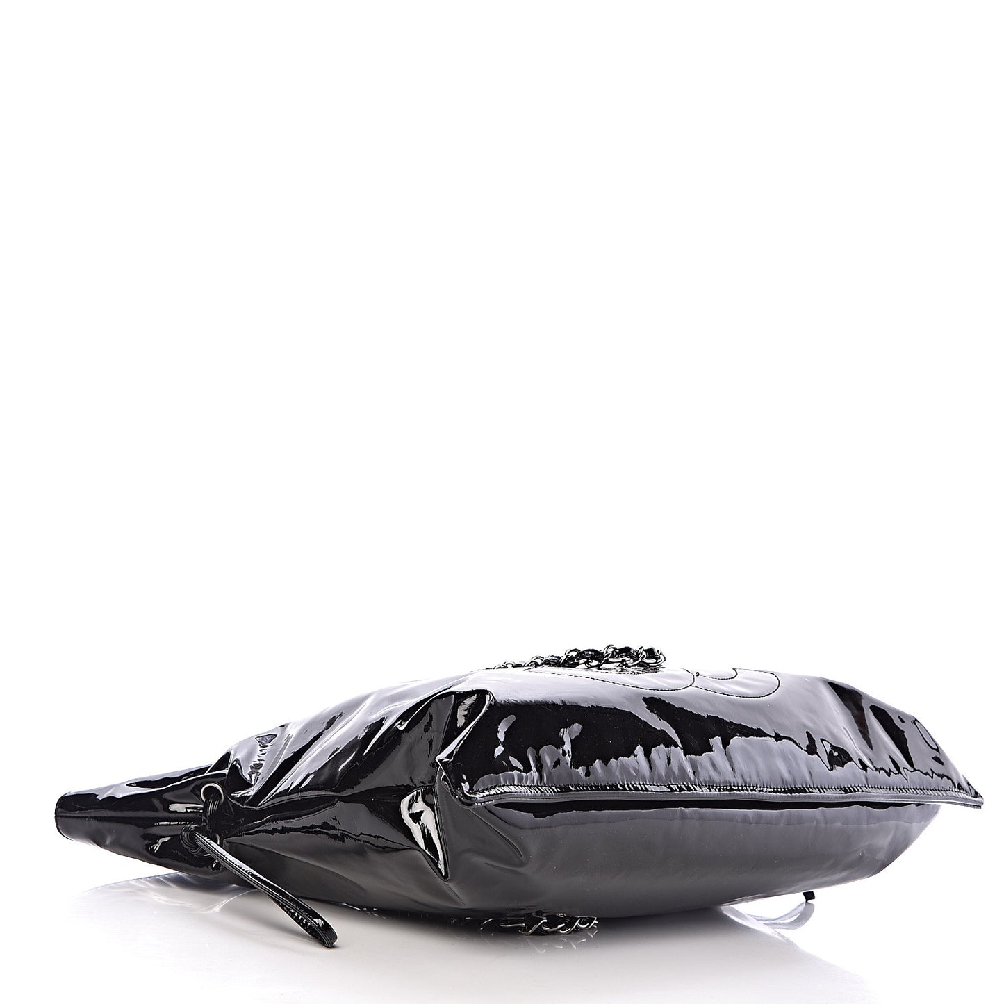 Patent Bonbons Shopper Tote Black