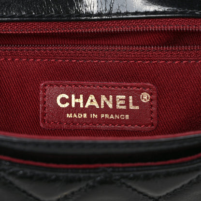 Chanel Glazed Calfskin Quilted Medium Bubble CC Flap Black 6 of 10