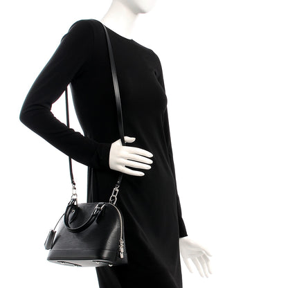 Louis Vuitton Epi Alma BB Black 2 of 7