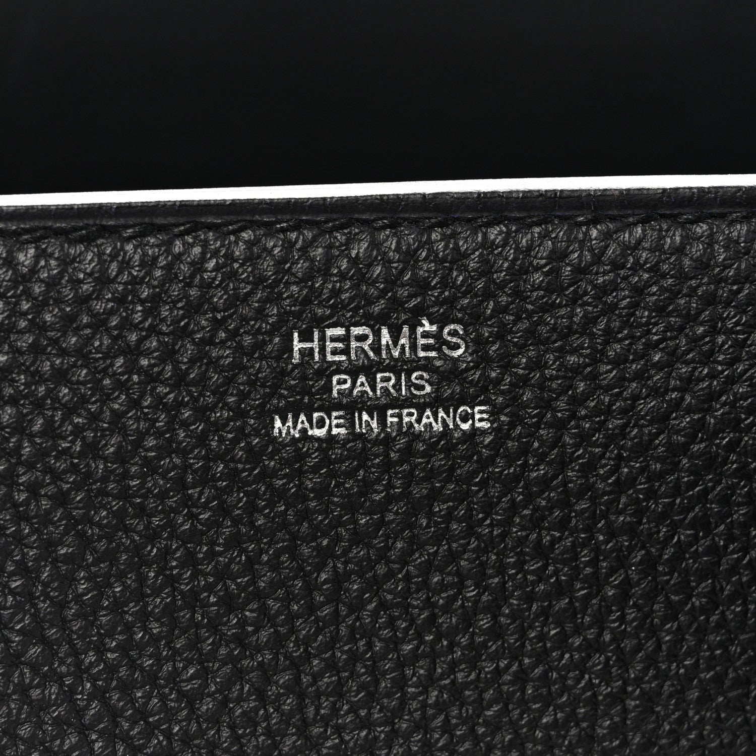 Hermes Togo Swift Medor Bag Black 6 of 12