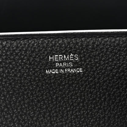 Hermes Togo Swift Medor Bag Black 6 of 12