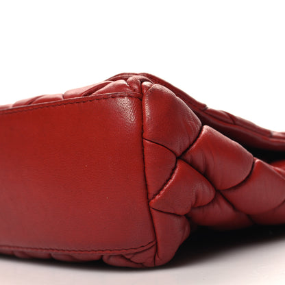 Chanel Lambskin Large New Bubble Flap Red 10 of 12