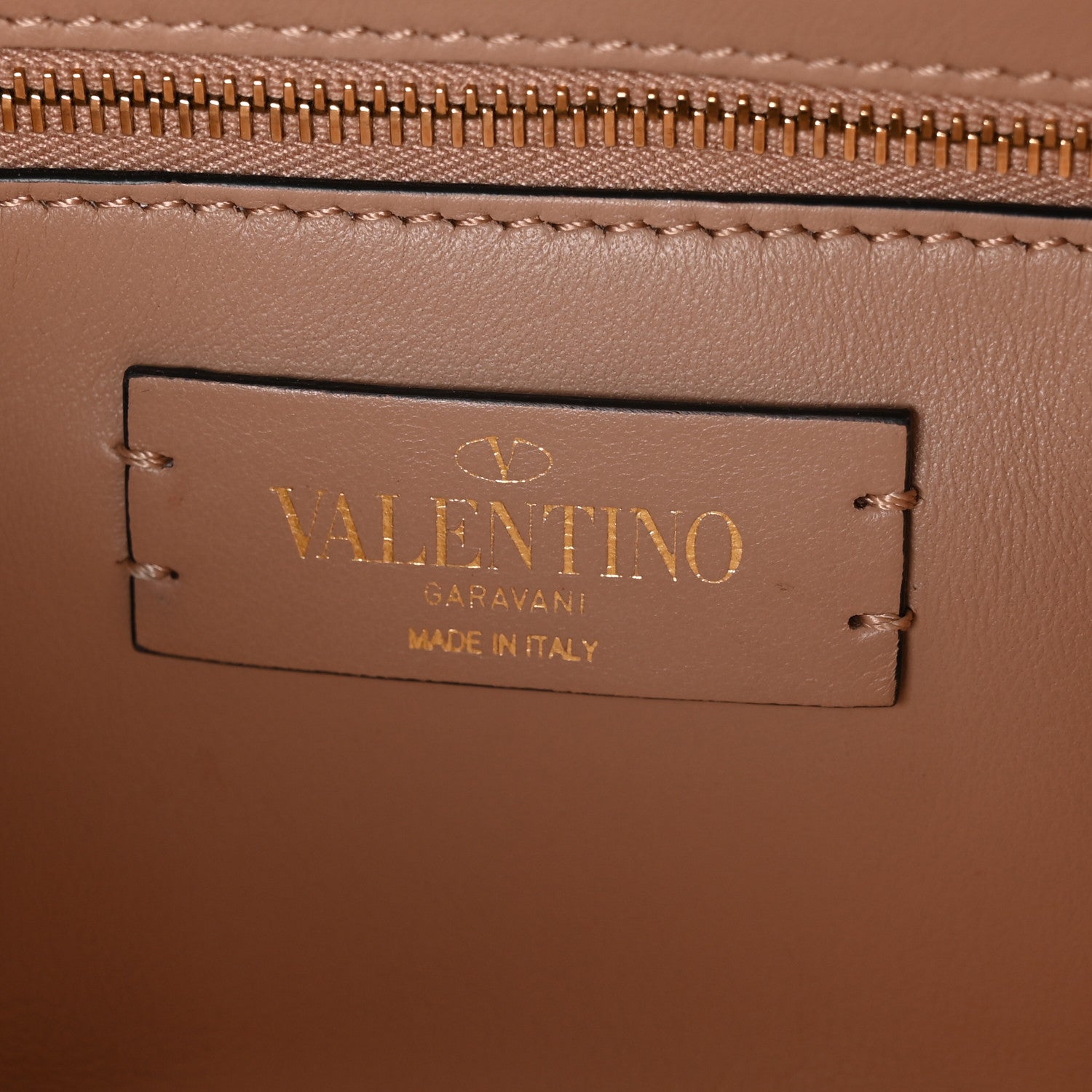 Valentino Garavani Nappa Medium Roman Stud Shoulder Bag Rose Cannelle 6 of 11