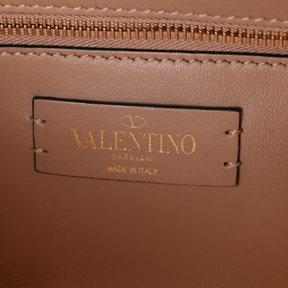 Valentino Garavani Nappa Medium Roman Stud Shoulder Bag Rose Cannelle 6 of 11