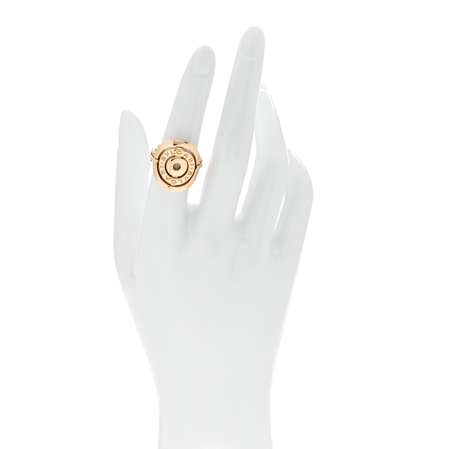 18K Yellow Gold Astrale Cerchi Ring 50 5.5