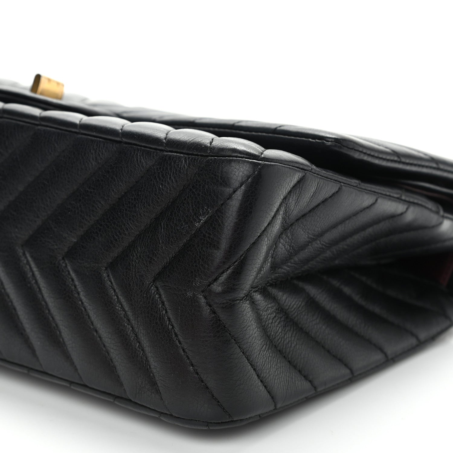 Chanel Sheepskin Chevron Quilted 2.55 Reissue 226 Flap Black 10 of 14