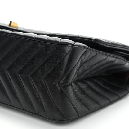 Chanel Sheepskin Chevron Quilted 2.55 Reissue 226 Flap Black 10 of 14