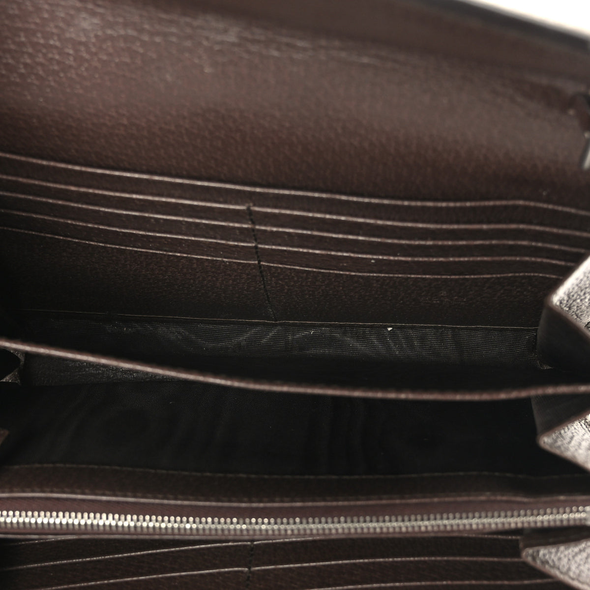 Monogram Jumbo GG Textured Dollar Calfskin Mini Dionysus Chain Wallet Camel Ebony New Acero