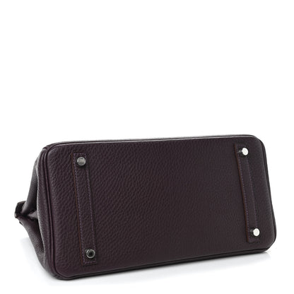 Hermes Togo Birkin 30 Raisin 3 of 10