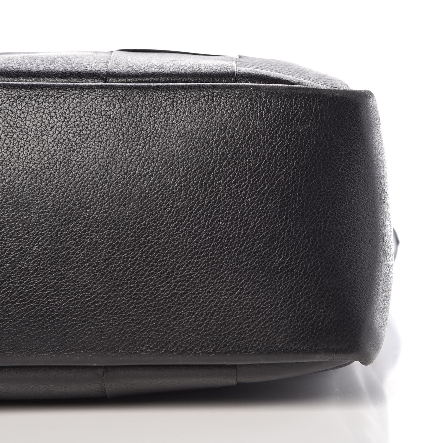 Delvaux Grained Calfskin Woven Shoulder Bag Black 12 of 14