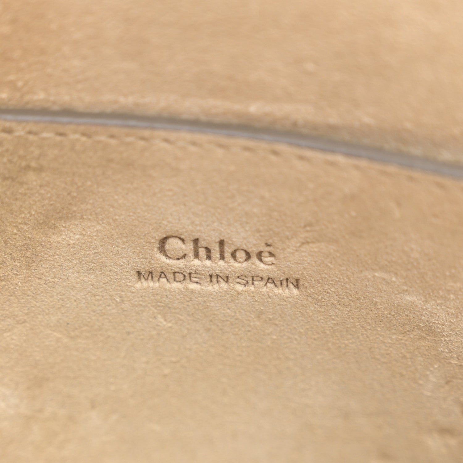 Chloe Suede Calfskin Small Faye Shoulder Bag Motty Grey 11 of 11