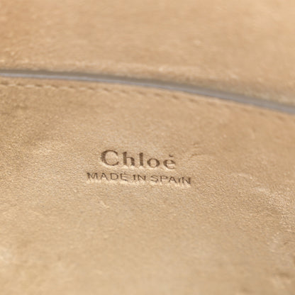 Chloe Suede Calfskin Small Faye Shoulder Bag Motty Grey 11 of 11