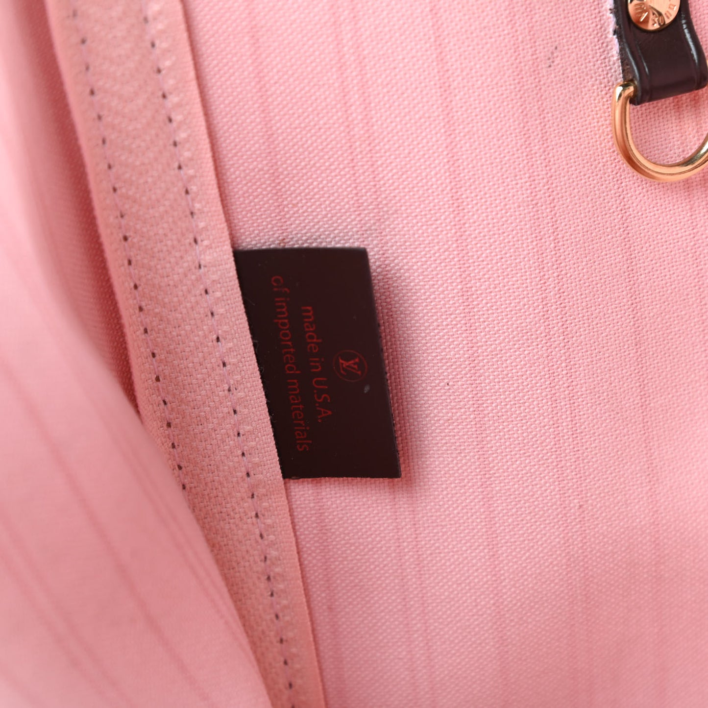 Damier Ebene Neo Neverfull MM Rose Ballerine