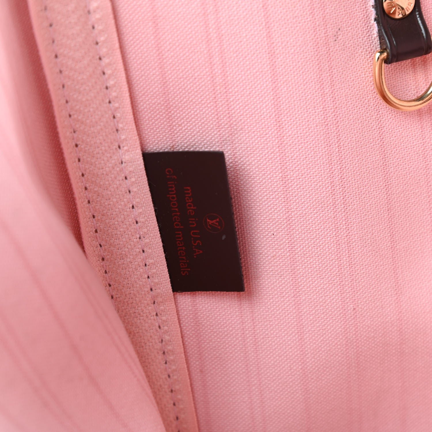 Louis Vuitton Damier Ebene Neo Neverfull MM Rose Ballerine 8 of 13