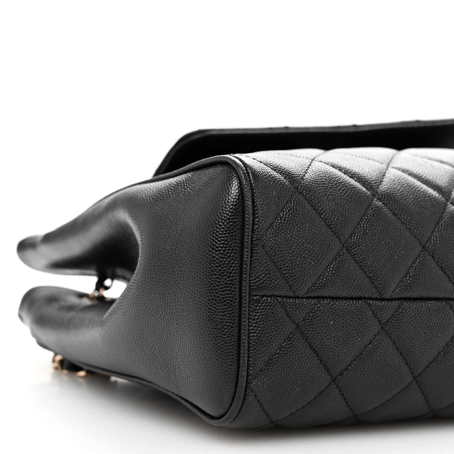 Chanel Caviar Quilted In Out Flap Shopping Tote Black 11 of 12