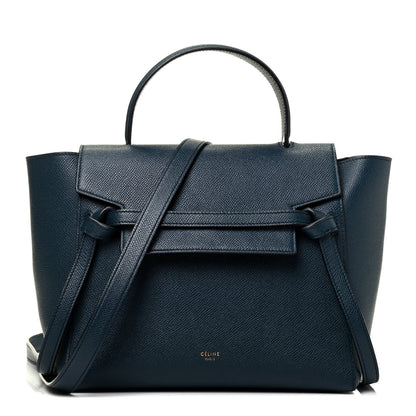 Celine Baby Grained Calfskin Micro Belt Bag Abyss Blue 1 of 10