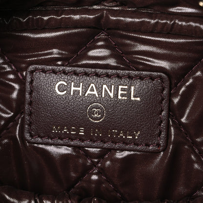 Chanel Caviar Quilted Medium Curvy Pouch Cosmetic Case Black 6 of 8