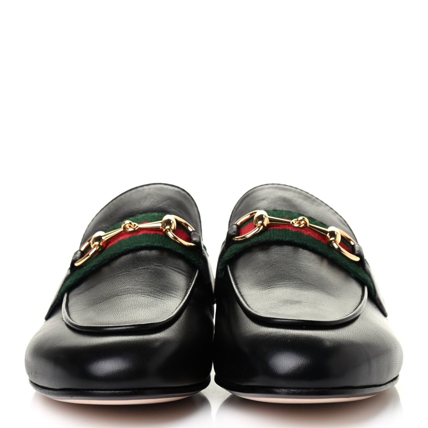Gucci Malaga Kid Web Womens Princetown Slippers 36 Black 2 of 4