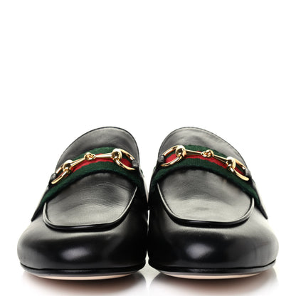 Gucci Malaga Kid Web Womens Princetown Slippers 36 Black 2 of 4