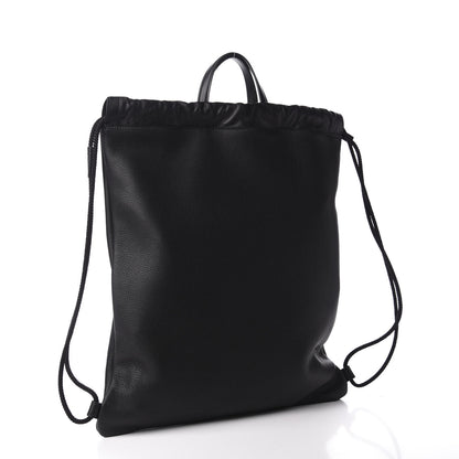 Gucci Calfskin Coco Capitan Logo Drawstring Backpack Black 2 of 9