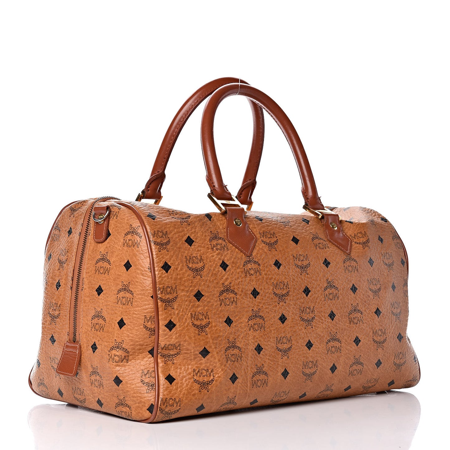 Visetos Weekender Duffle Bag Cognac
